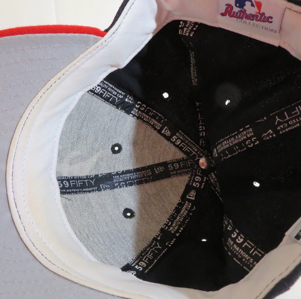 59Fifty New Era Atlanta Braves Fitted Hat - Size 7 1/4 - Picture 6 of 8